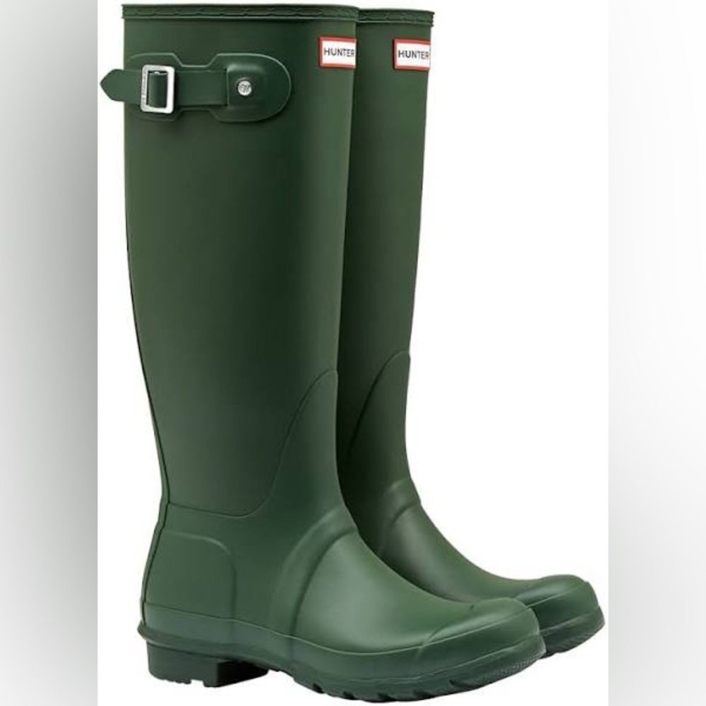 Hunter Original Tall Women's Forest Green Rain Boots 💚🌲🌱